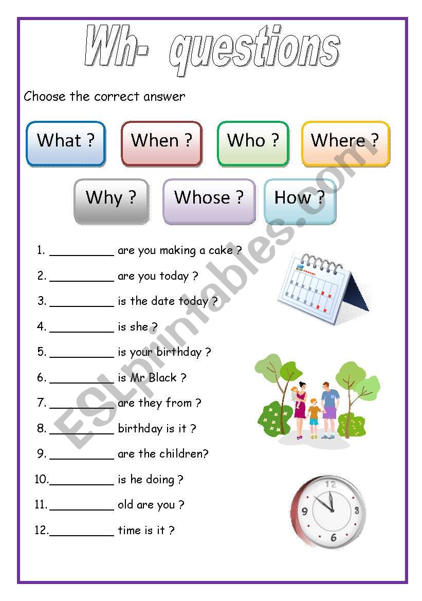 Get 85 Worksheets On Wh Questions Ideas 4