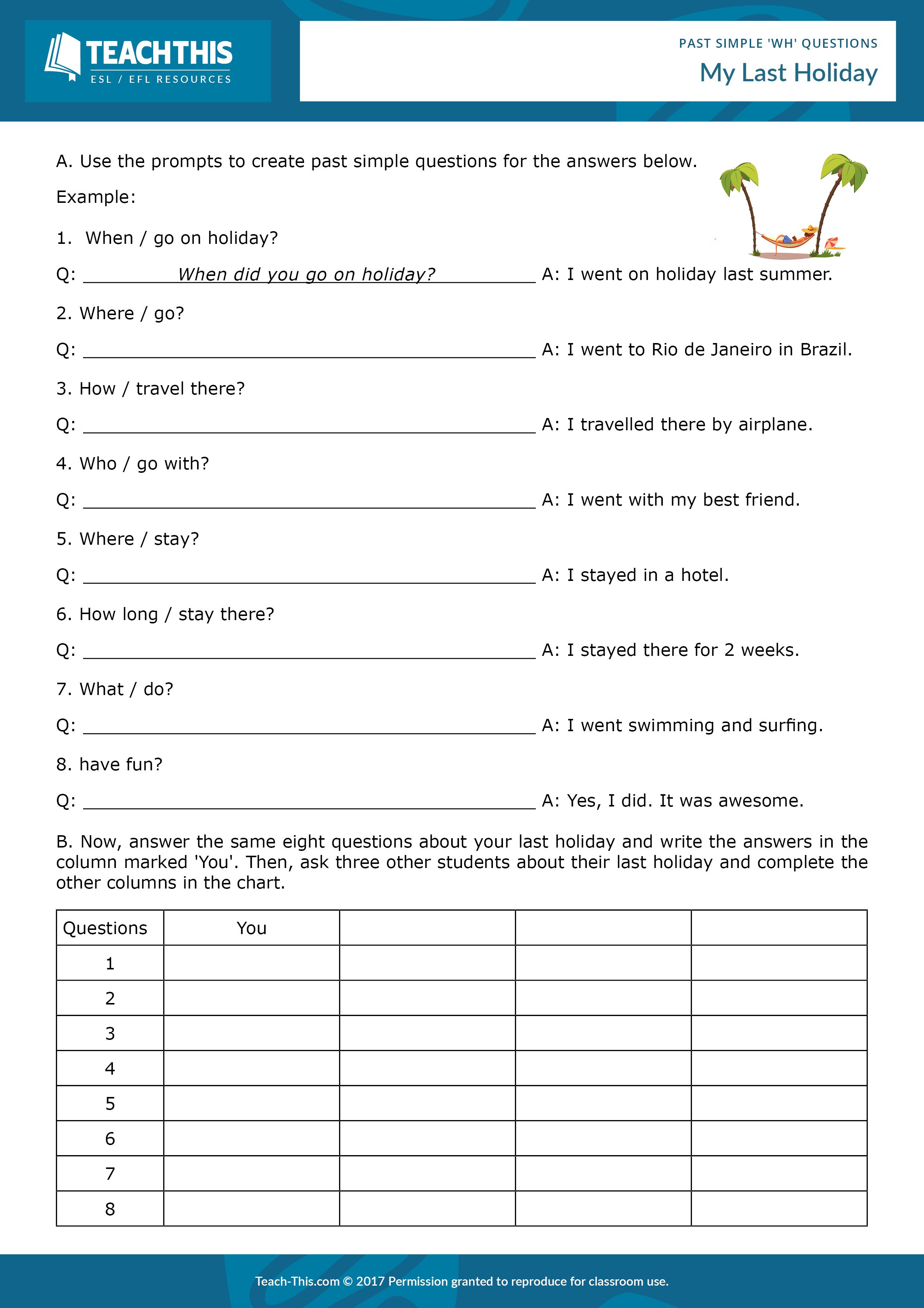 Get 85 Worksheets On Wh Questions Ideas 44