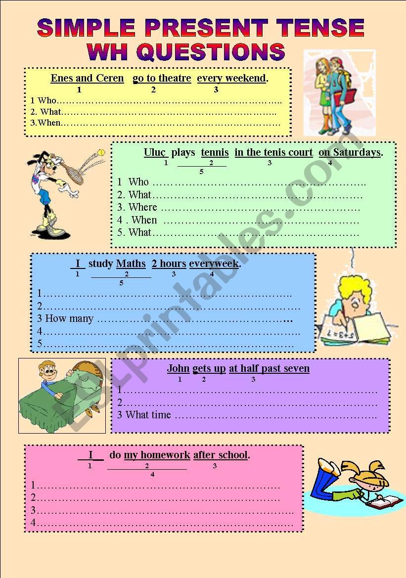 Get 85 Worksheets On Wh Questions Ideas 60