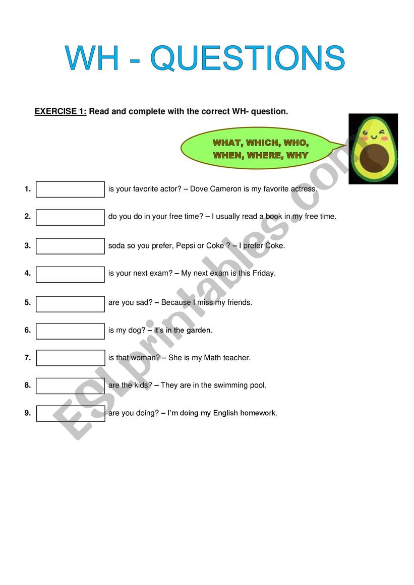 Get 85 Worksheets On Wh Questions Ideas 63