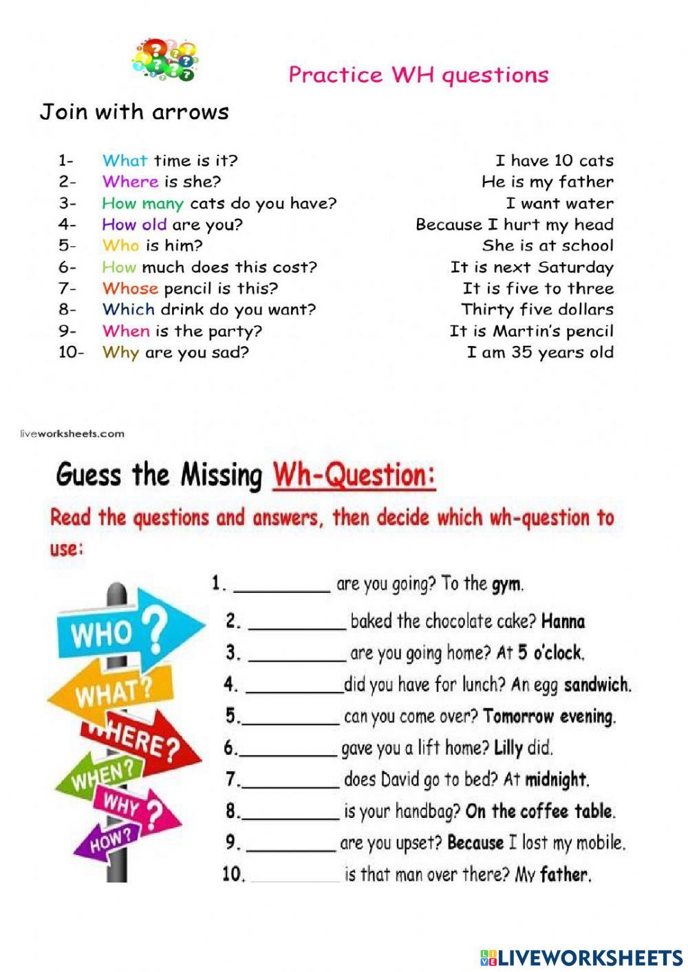 Get 85 Worksheets On Wh Questions Ideas 80