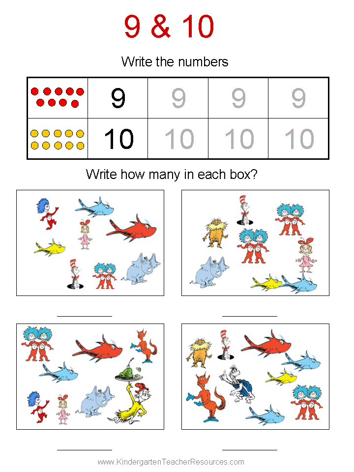 Save 85 Dr Seuss Worksheets Math 43