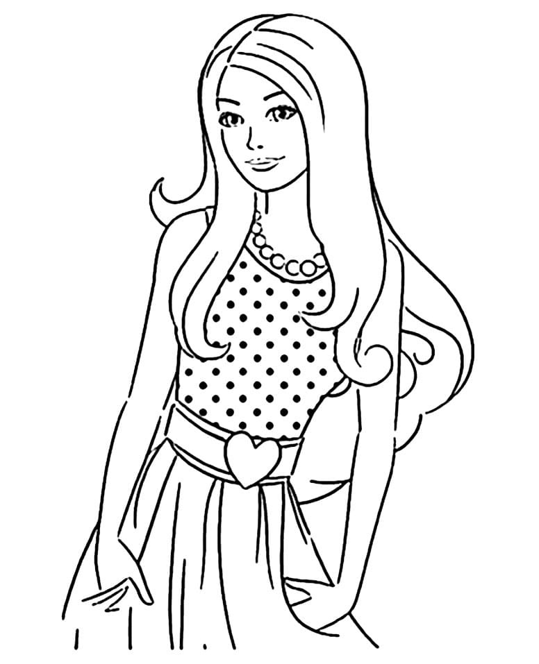 Best 45 Barbie Summer Coloring Pages Ideas 11