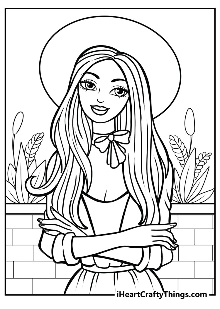 Best 45 Barbie Summer Coloring Pages Ideas 14