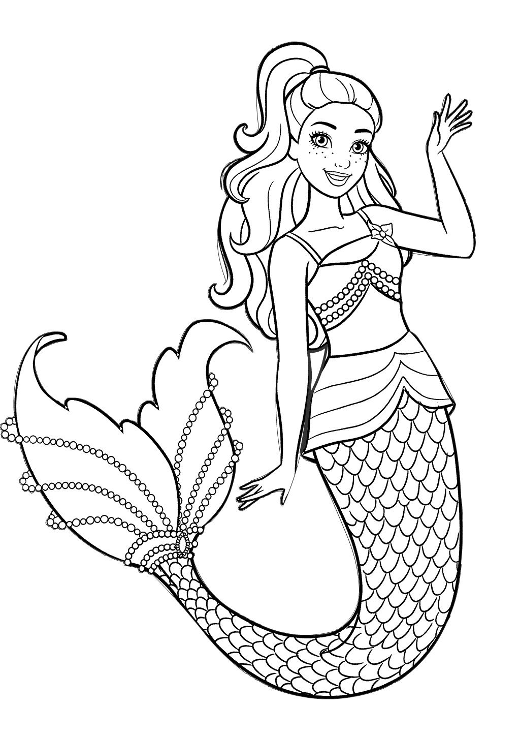 Best 45 Barbie Summer Coloring Pages Ideas 15