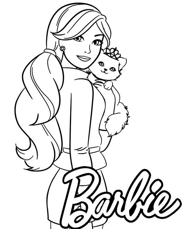 Best 45 Barbie Summer Coloring Pages Ideas 17