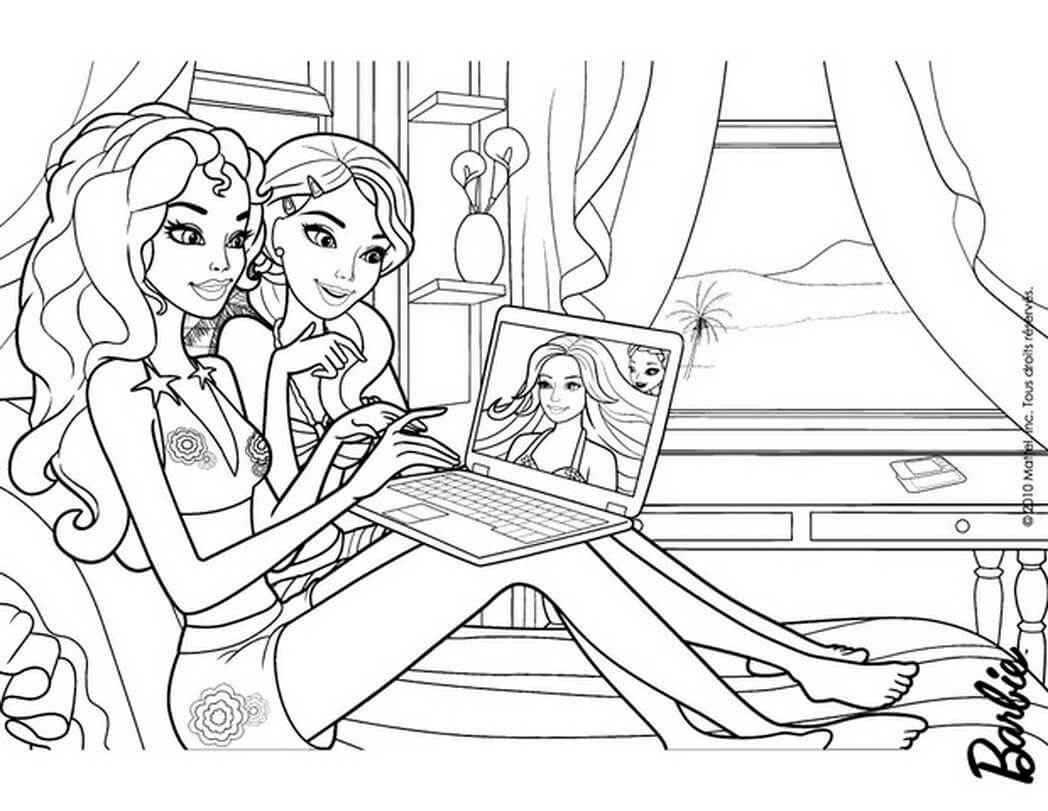 Best 45 Barbie Summer Coloring Pages Ideas 21