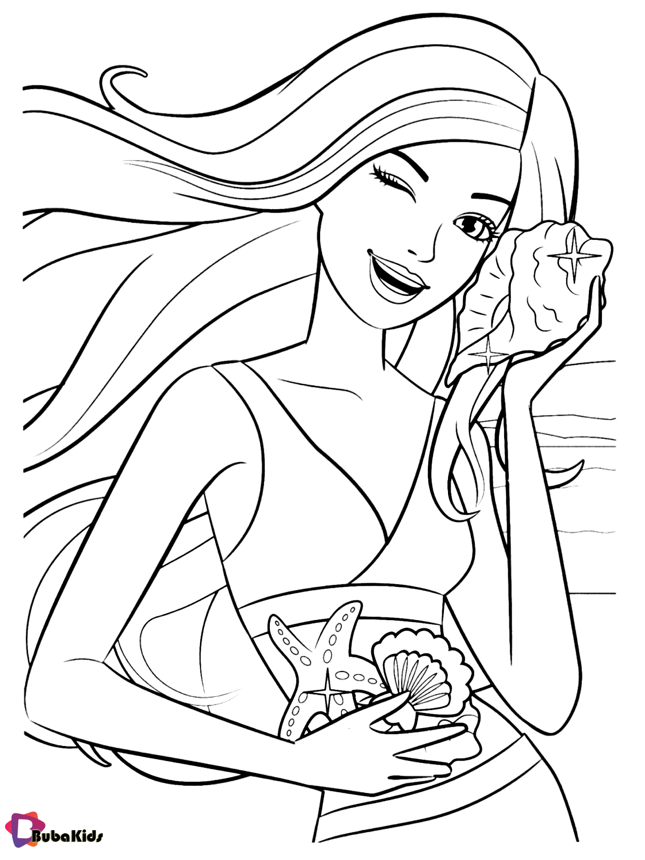 Best 45 Barbie Summer Coloring Pages Ideas 29