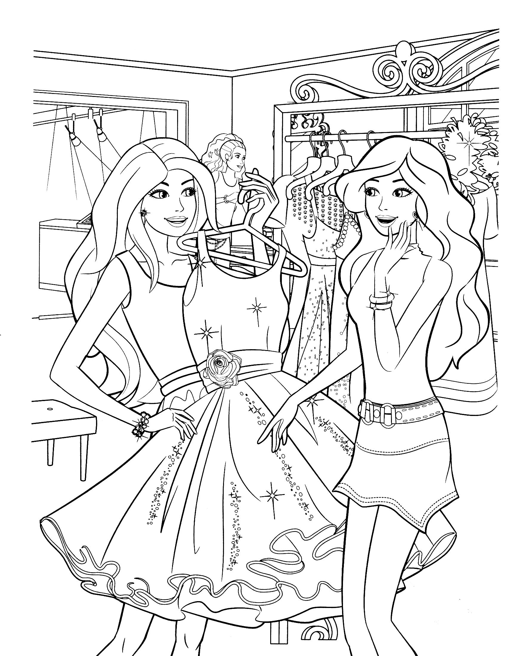 Best 45 Barbie Summer Coloring Pages Ideas 36