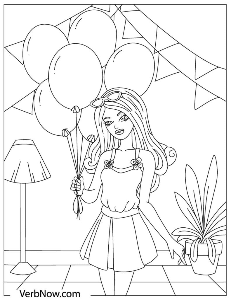 Best 45 Barbie Summer Coloring Pages Ideas 6