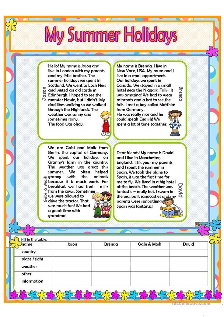 Best 45 Happy Summer Holidays Worksheets Ideas 11