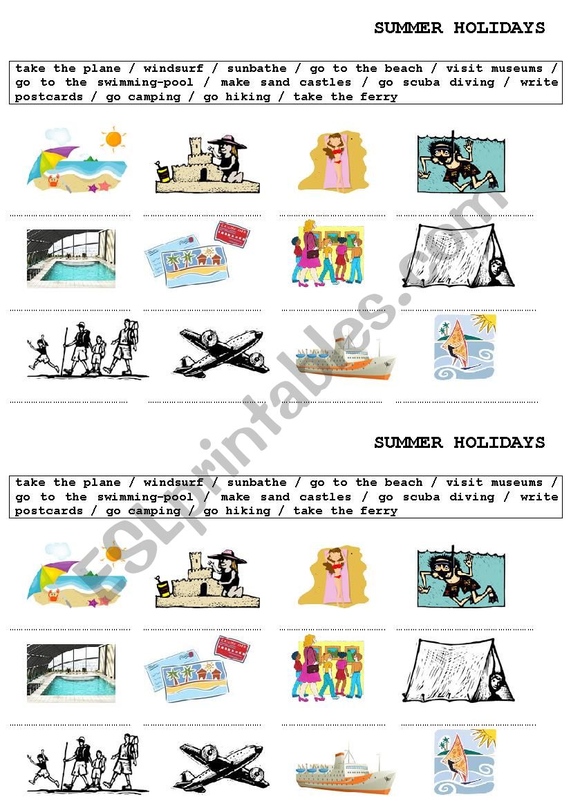 Best 45 Happy Summer Holidays Worksheets Ideas 29