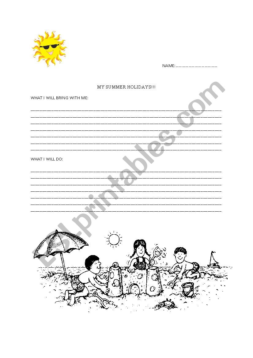 Best 45 Happy Summer Holidays Worksheets Ideas 37