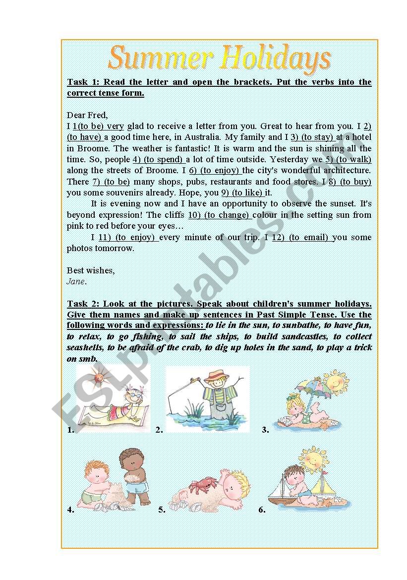 Best 45 Happy Summer Holidays Worksheets Ideas 4