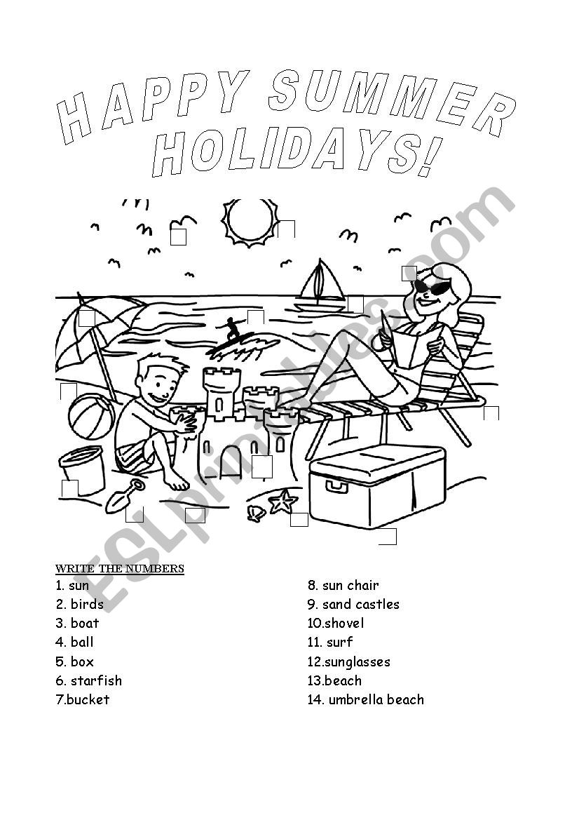 Best 45 Happy Summer Holidays Worksheets Ideas 45