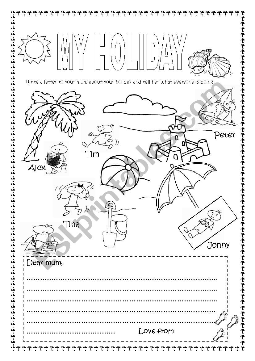 Best 45 Happy Summer Holidays Worksheets Ideas 5