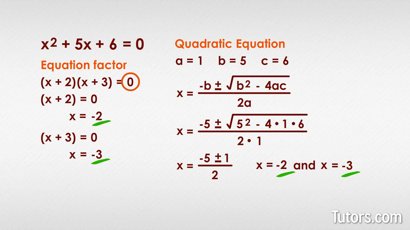 Best 45 Solving Quadratic Equations Ideas 24