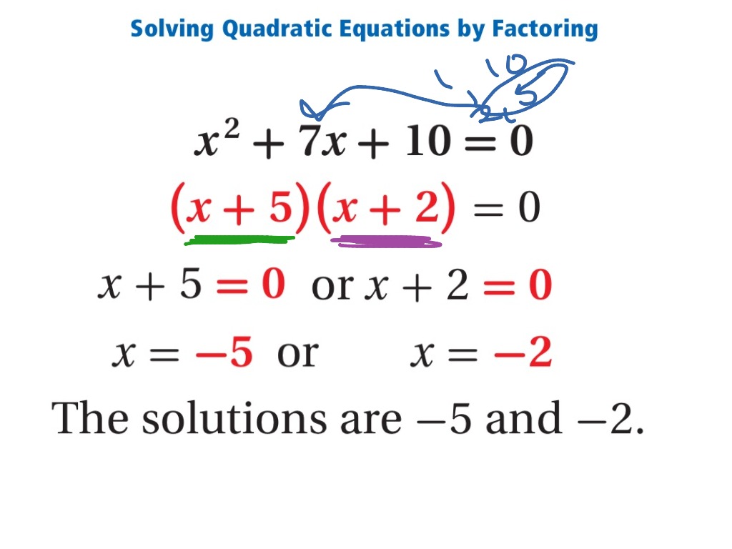 Best 45 Solving Quadratic Equations Ideas 8