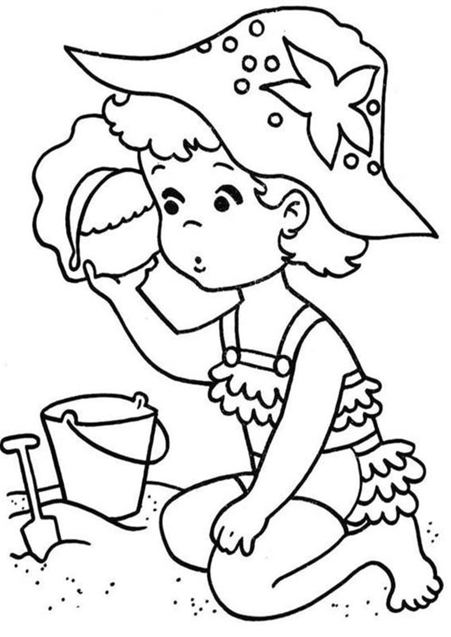 Best 45 Summer Coloring Pages Colored Ideas 26