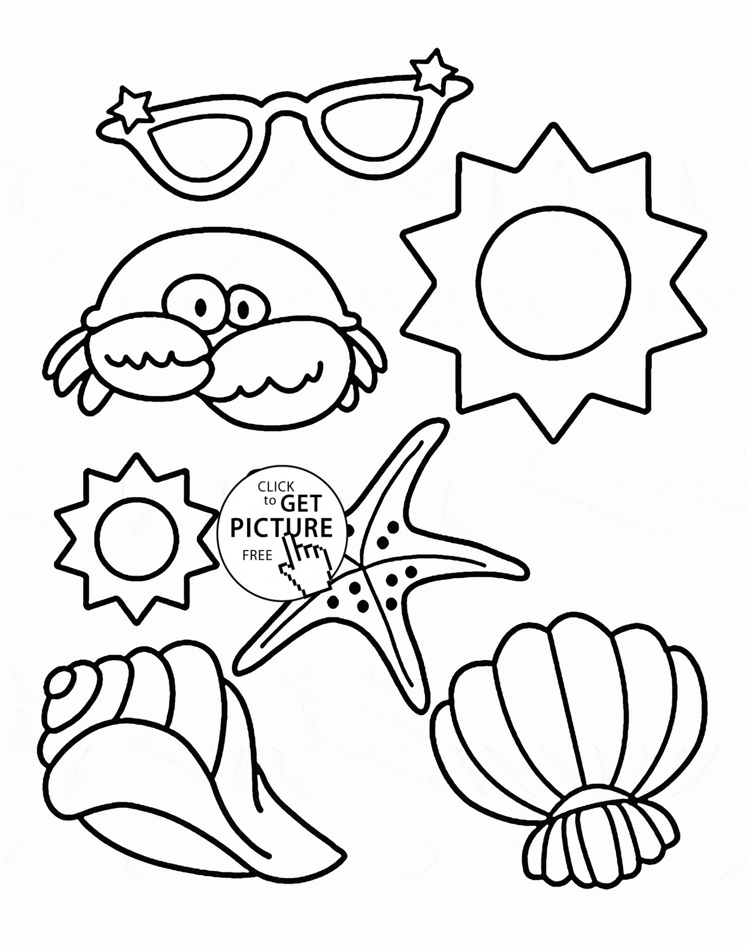 Best 45 Summer Coloring Pages Colored Ideas 8