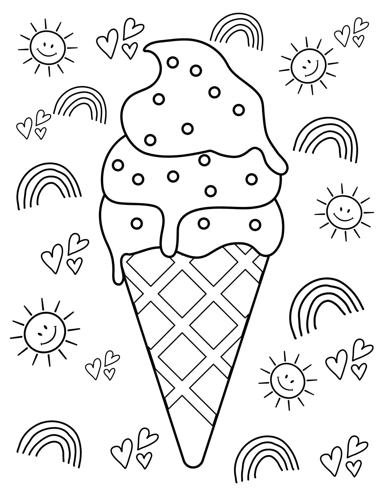 Best 45 Summer Coloring Pages Cute Ideas 2