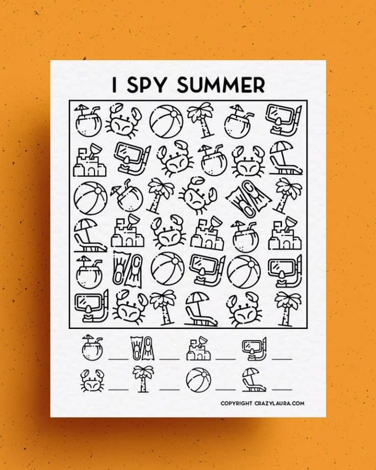 Best 45 Summer Worksheets I Spy Ideas 11