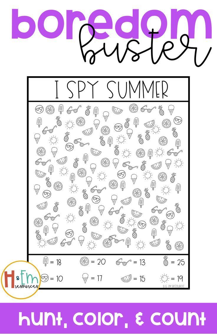 Best 45 Summer Worksheets I Spy Ideas 26