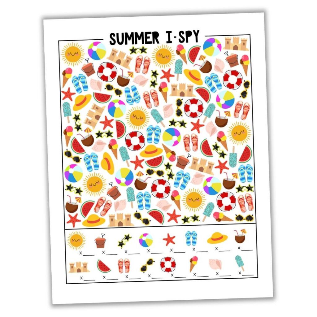 Best 45 Summer Worksheets I Spy Ideas 33