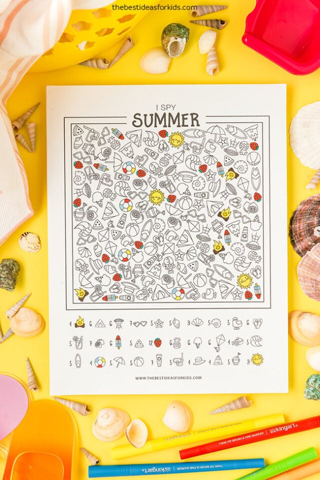 Best 45 Summer Worksheets I Spy Ideas 44