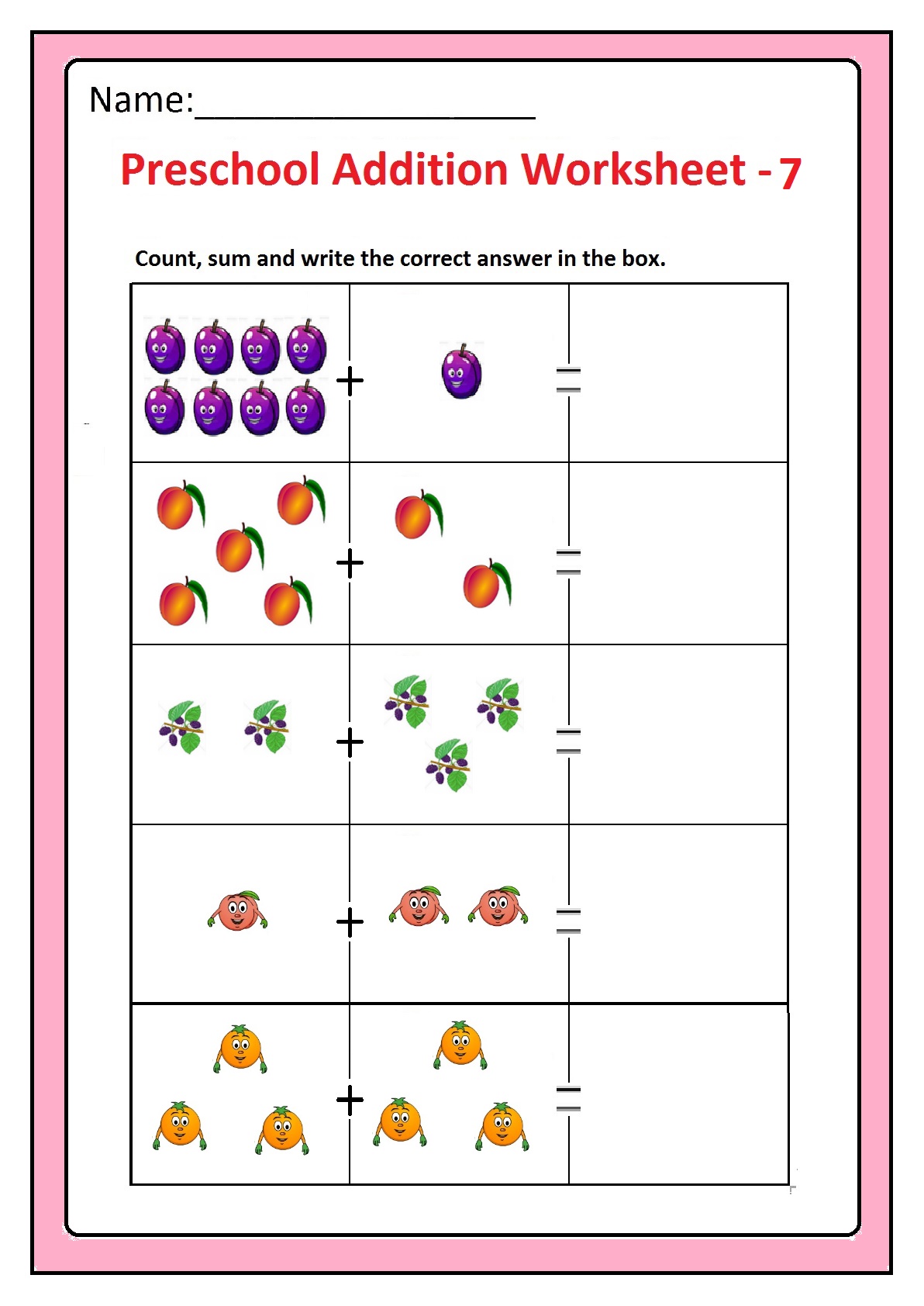 Best 50 Kindergarten Math Worksheets Free Ideas 12