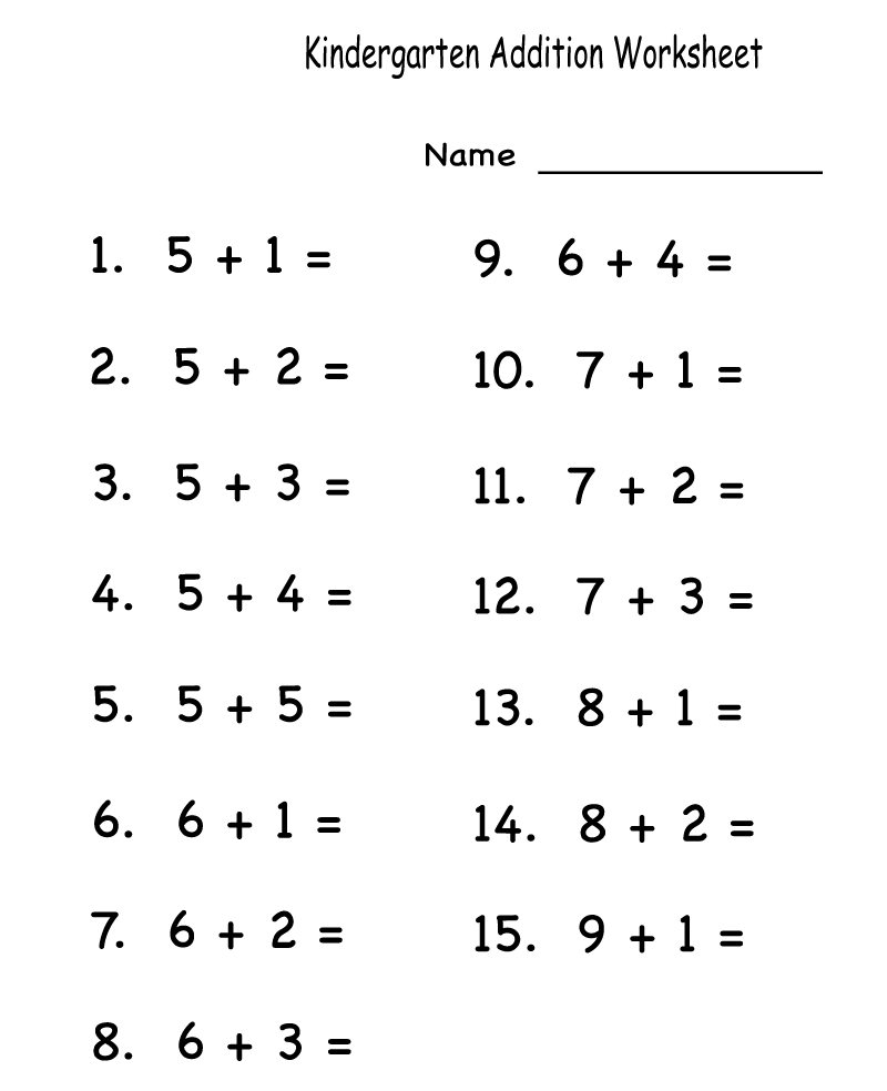 Best 50 Kindergarten Math Worksheets Free Ideas 4