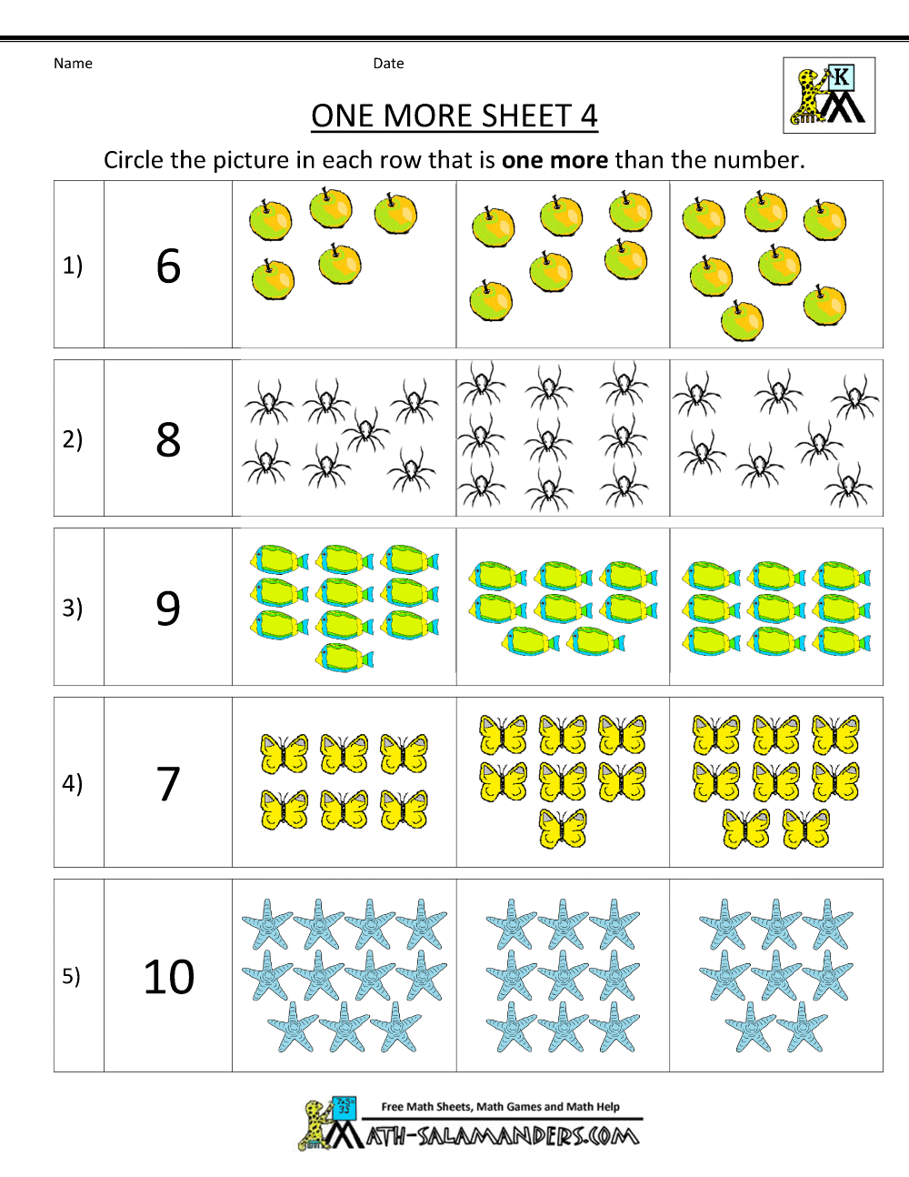 Best 50 Kindergarten Math Worksheets Free Ideas 7