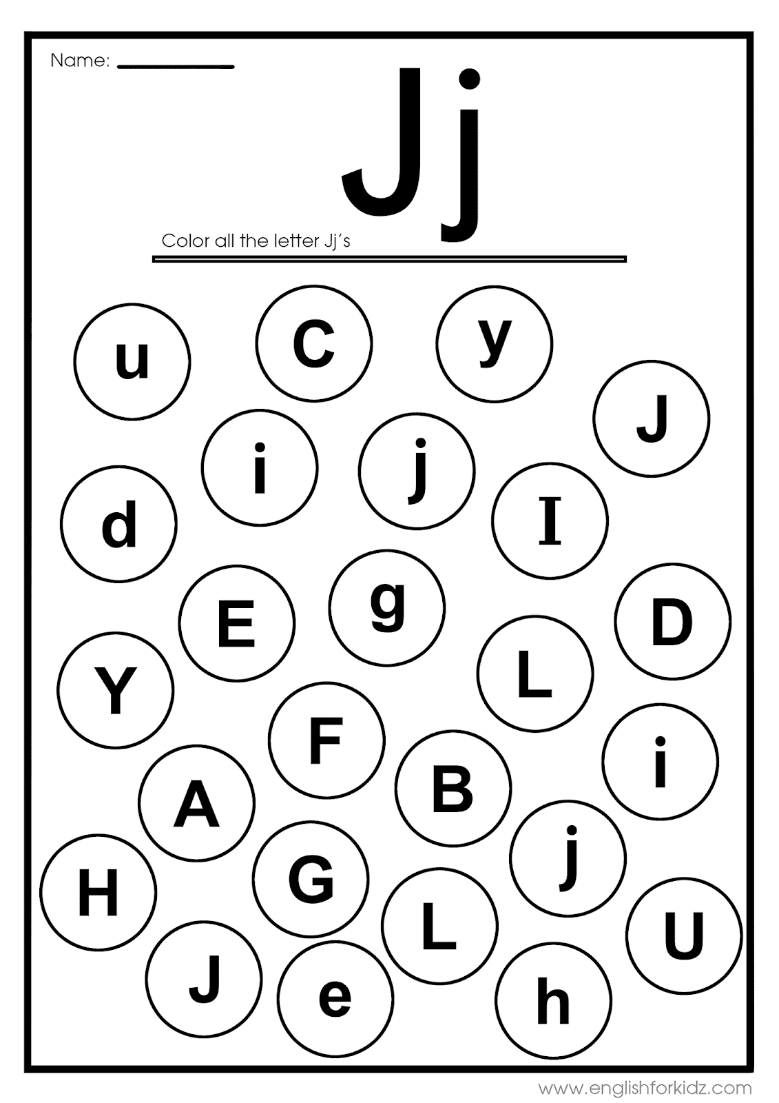 Best 50 Letter J Worksheets Ideas 1