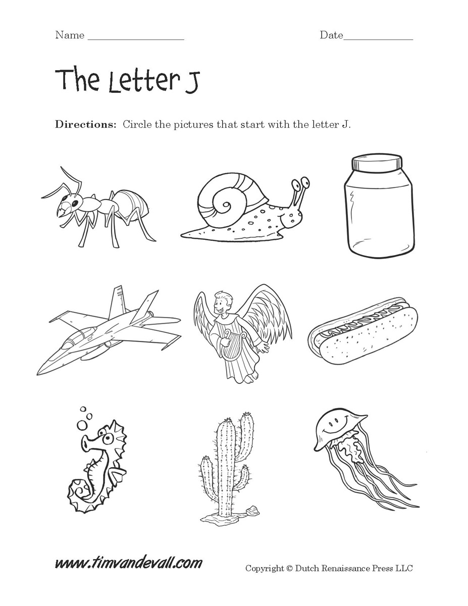 Best 50 Letter J Worksheets Ideas 15