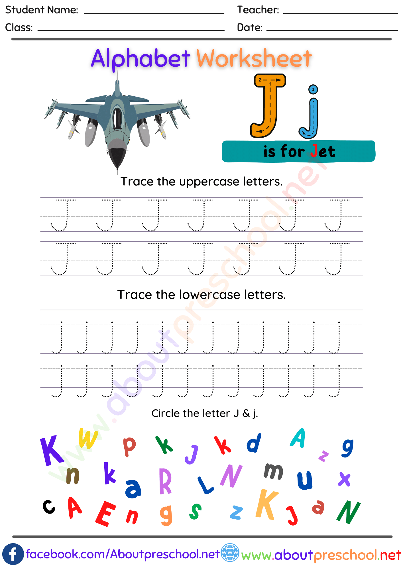 Best 50 Letter J Worksheets Ideas 19