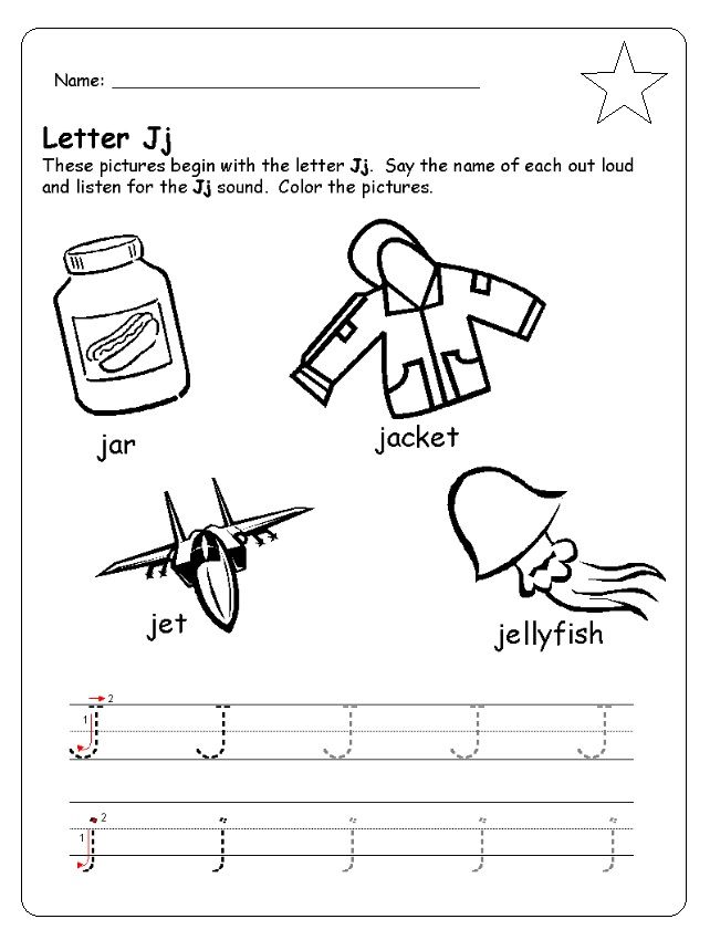 Best 50 Letter J Worksheets Ideas 35