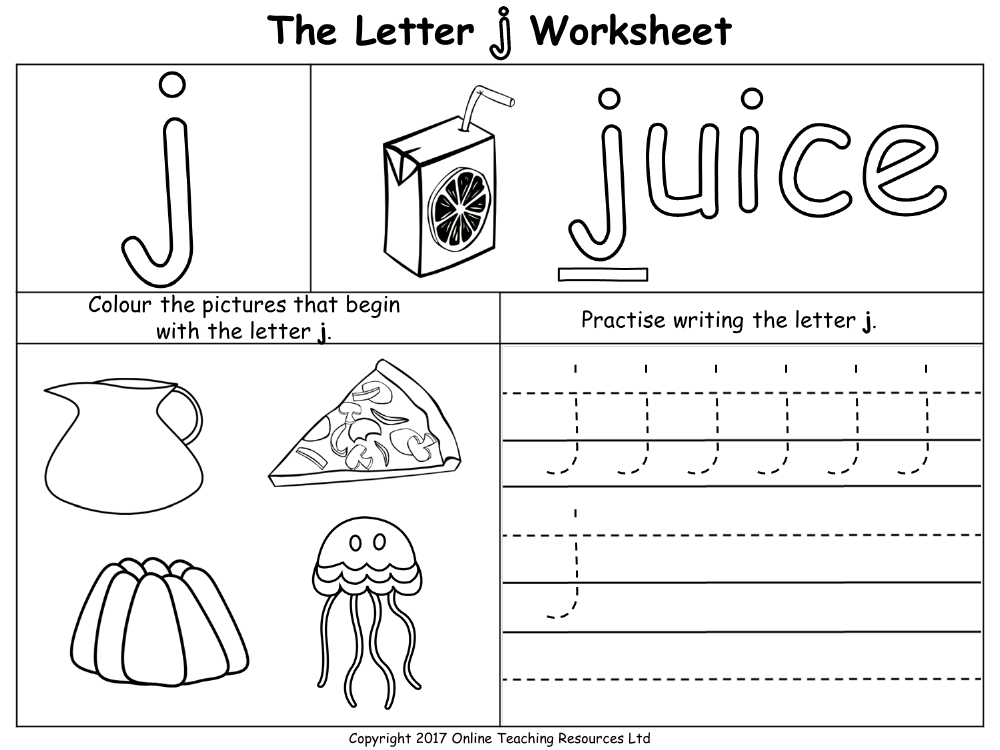 Best 50 Letter J Worksheets Ideas 45