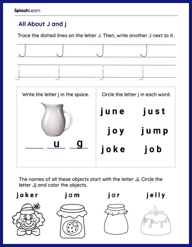 Best 50 Letter J Worksheets Ideas 48