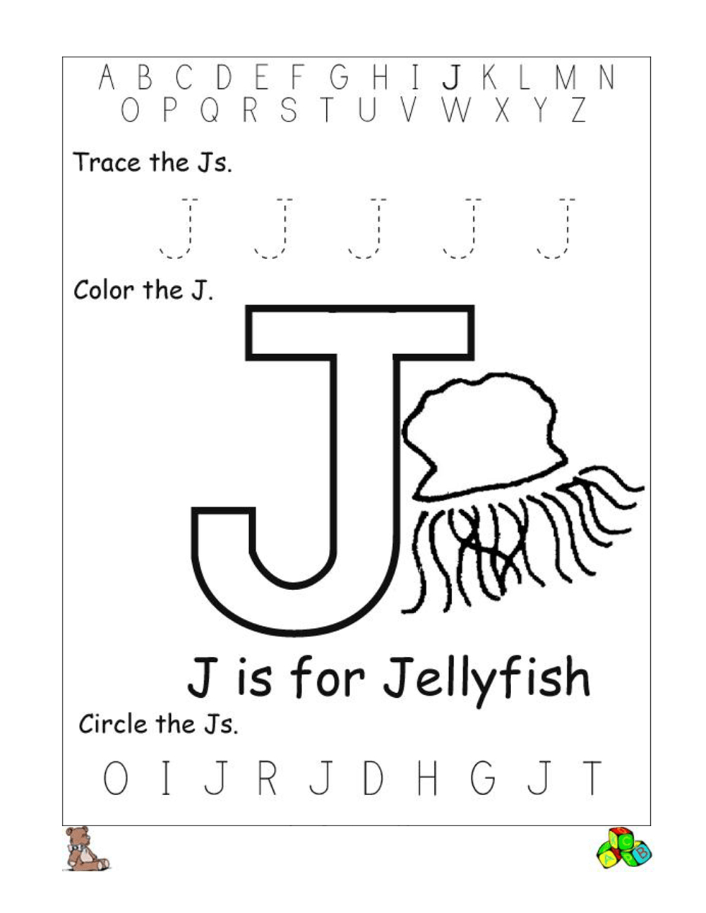 Best 50 Letter J Worksheets Ideas 50