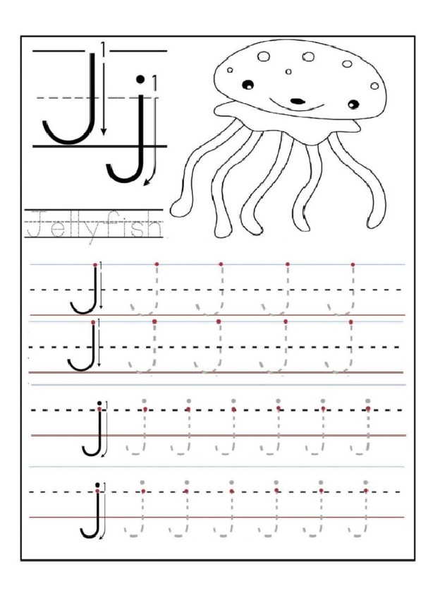 Best 50 Letter J Worksheets Ideas 8