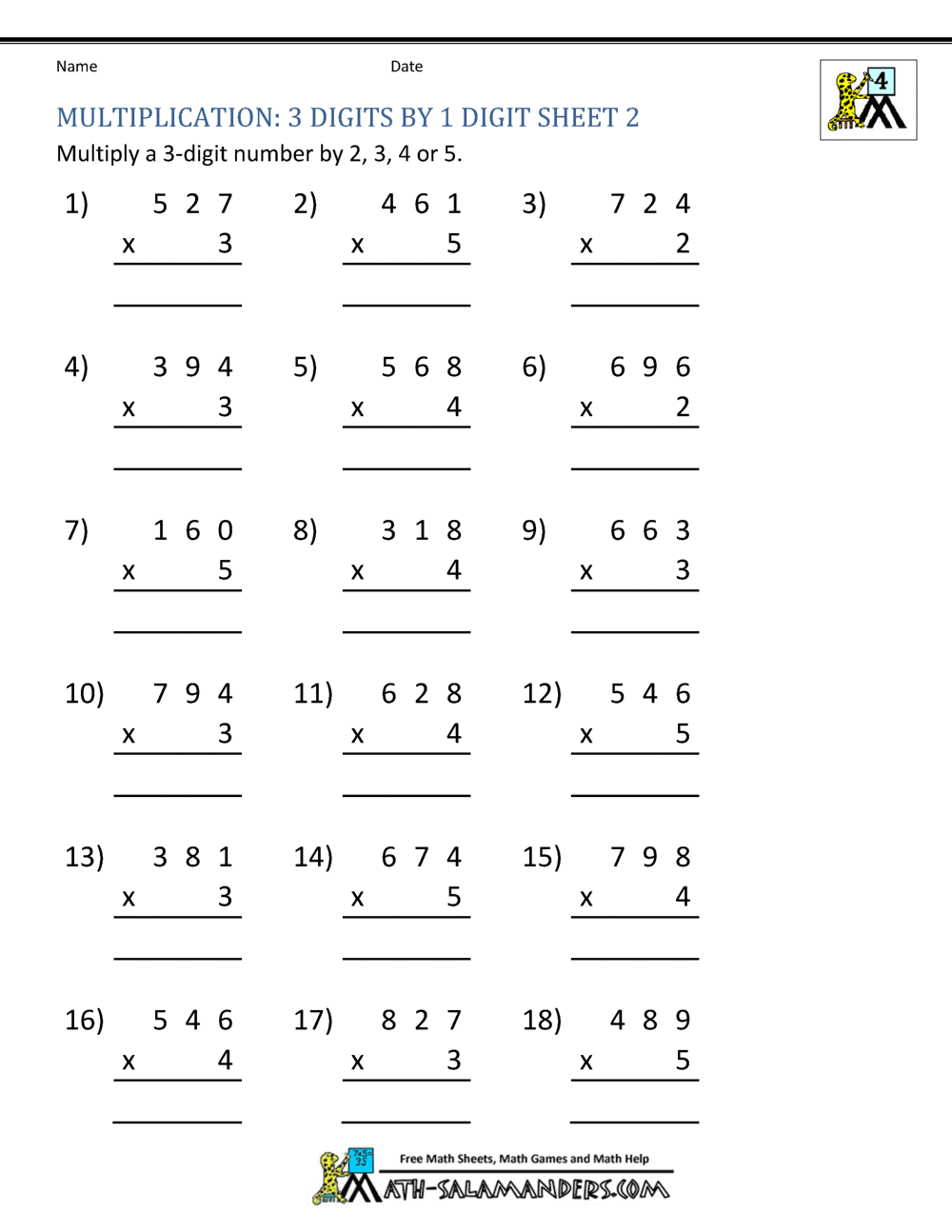 Best 50 Math Worksheets Grade 4 Ideas 18