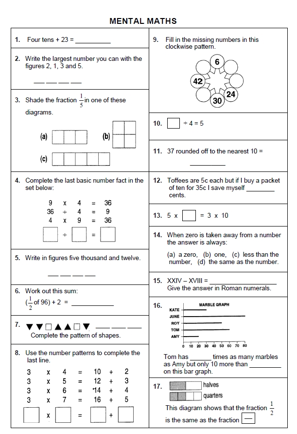 Best 50 Math Worksheets Grade 4 Ideas 19