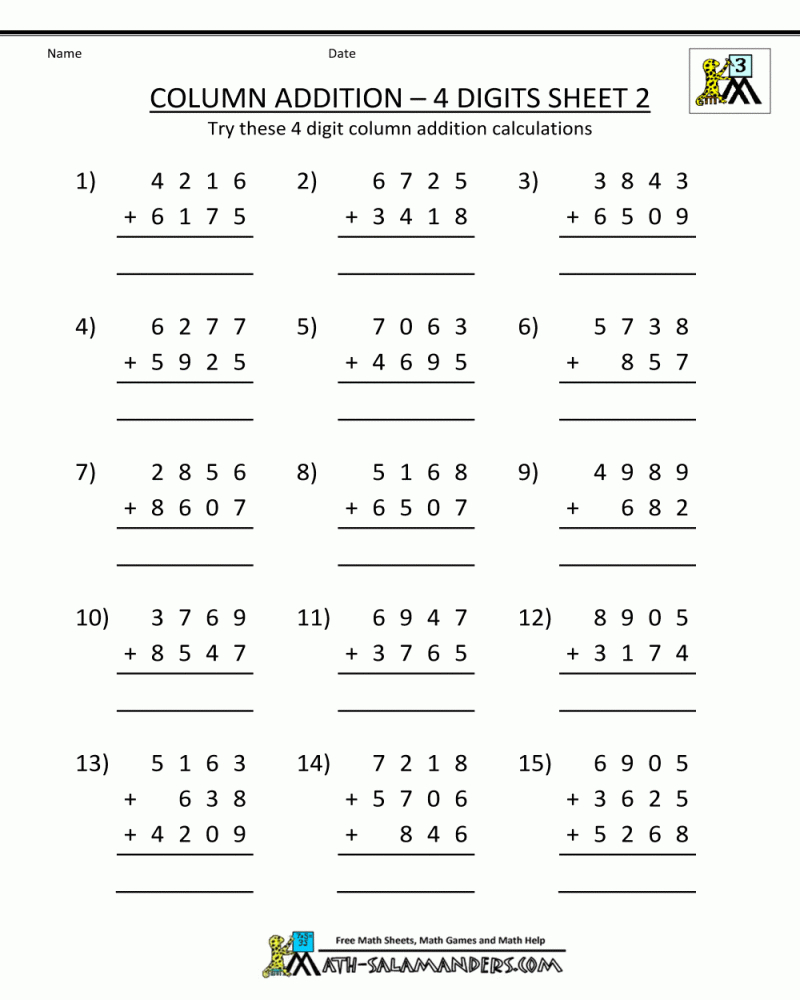 Best 50 Math Worksheets Grade 4 Ideas 42