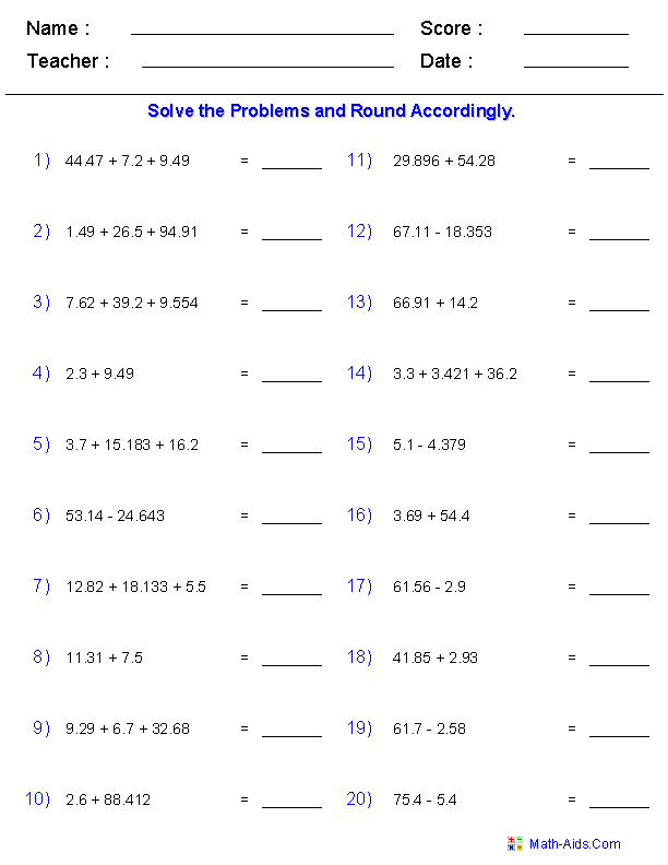 Best 50 Significant Figures Worksheets Ideas 17