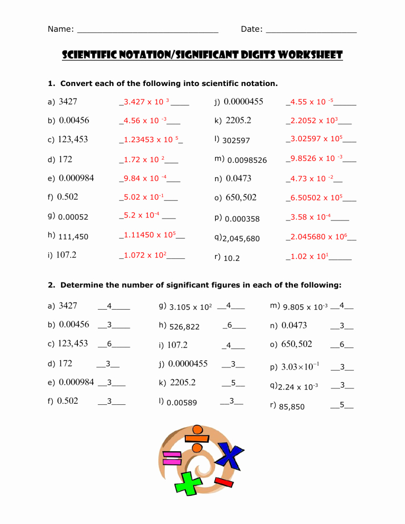 Best 50 Significant Figures Worksheets Ideas 24