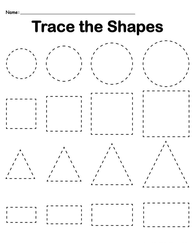 Best 50 Tracing Worksheets For Preschoolers Ideas 17