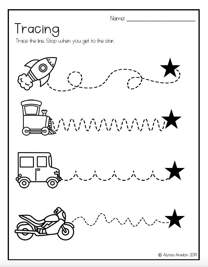 Best 50 Tracing Worksheets For Preschoolers Ideas 36