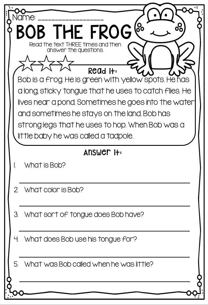 Get 85 1St Grade Reading Worksheets Ideas 39