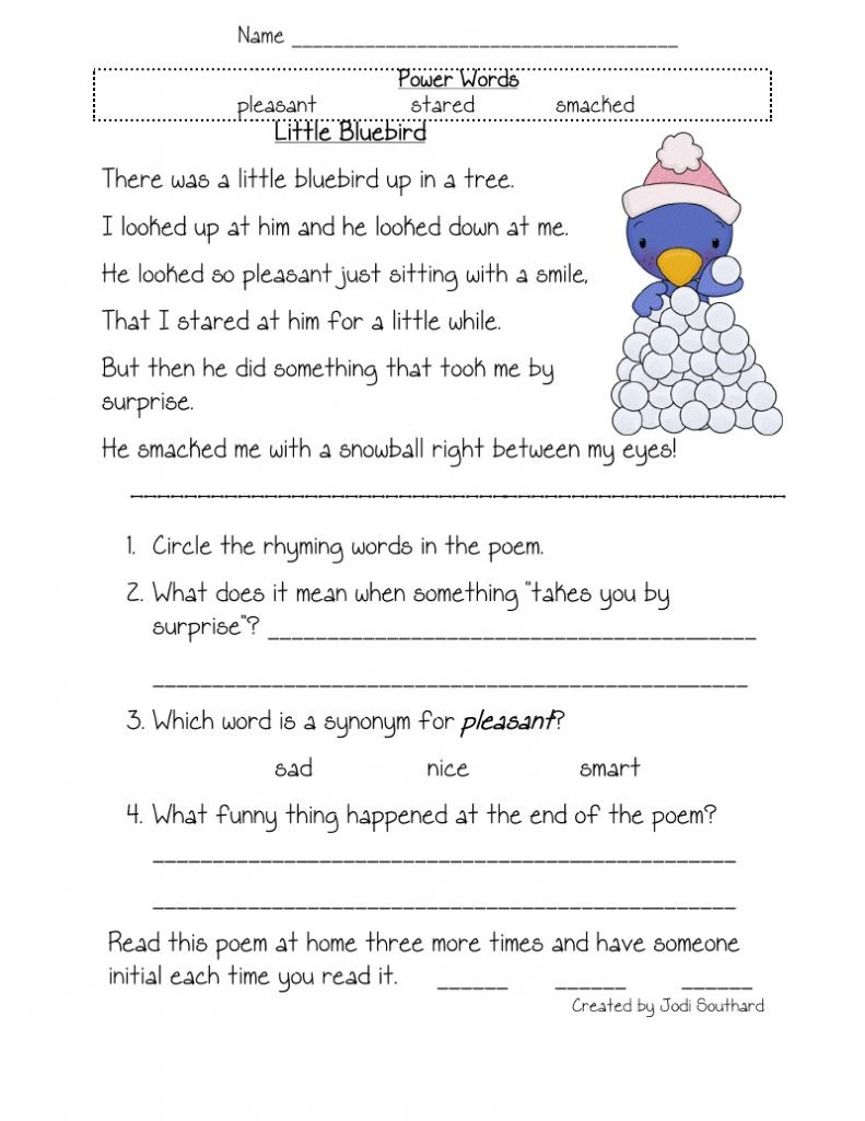 Get 85 1St Grade Reading Worksheets Ideas 44