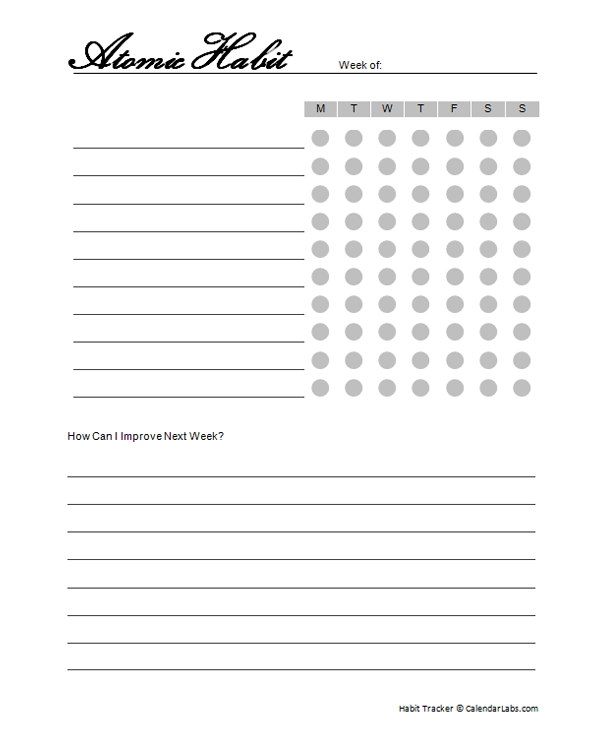 Get 85 Atomic Habits Worksheets Ideas 3